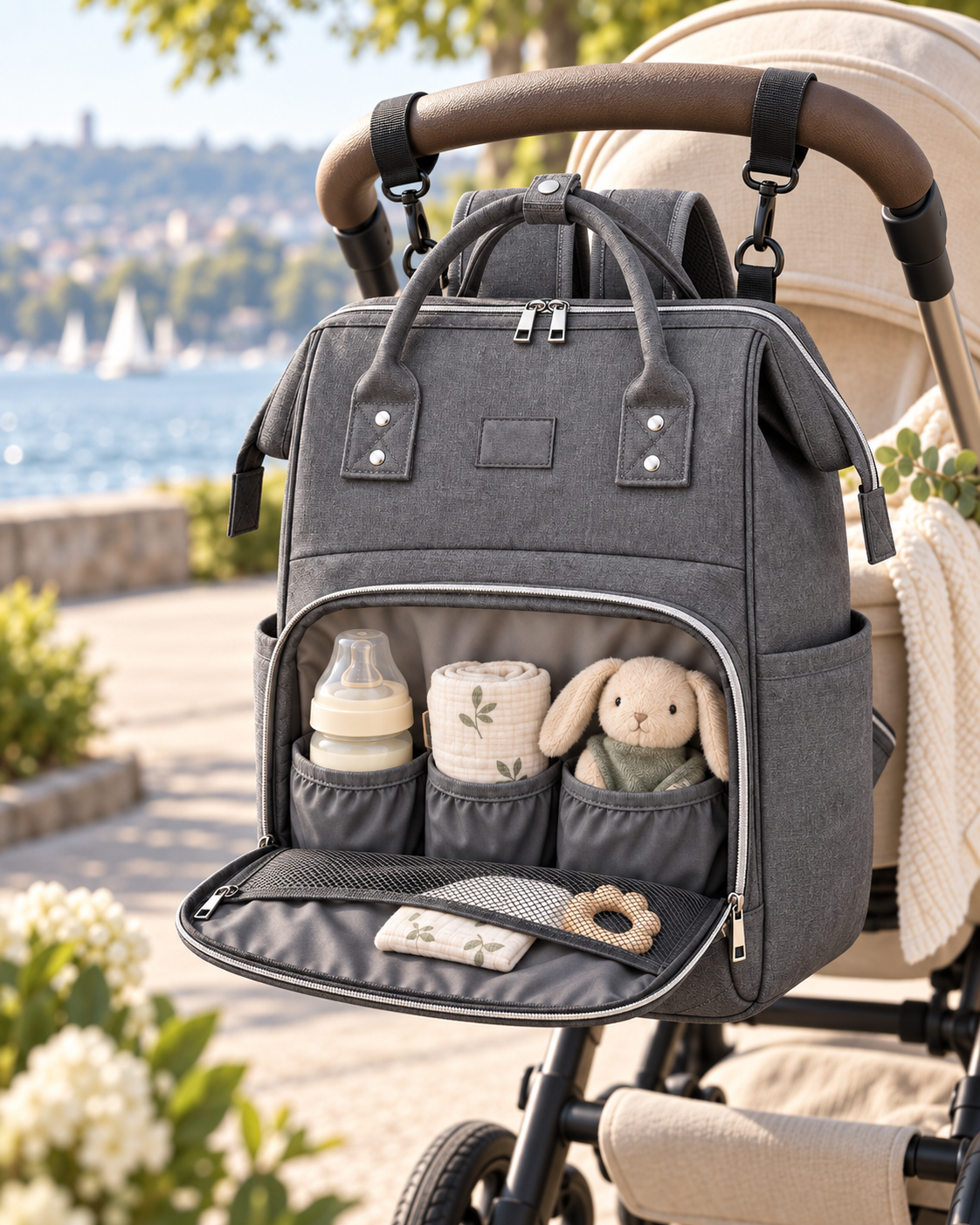 L'Essentiel, sac à langer compact Vadrouille, vue 3
