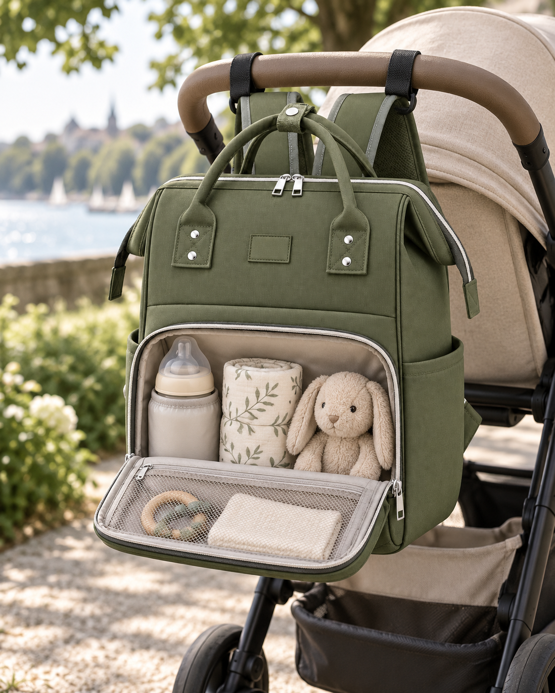 L'Essentiel, sac à langer compact Vadrouille, vue 4